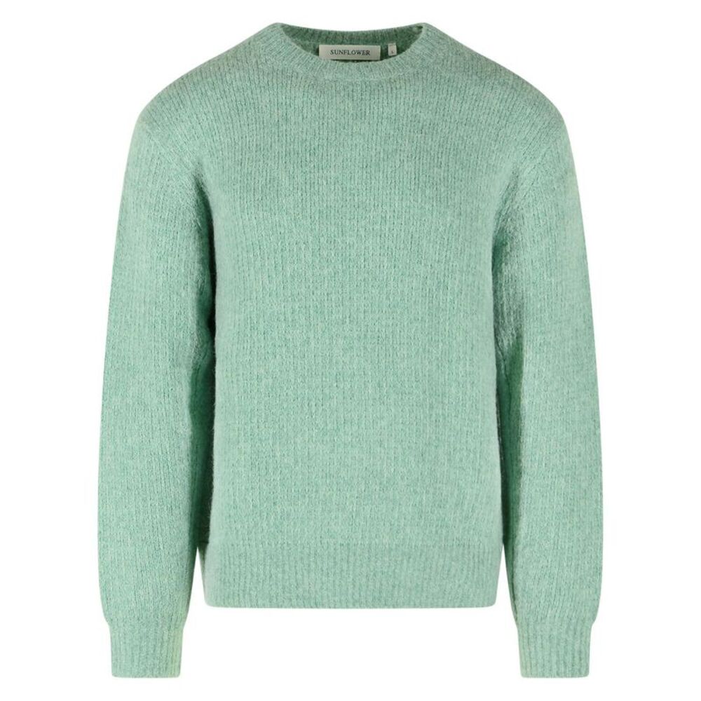 Sunflower Yak Sweater In Yak Blend And Emerald Alpaca Men